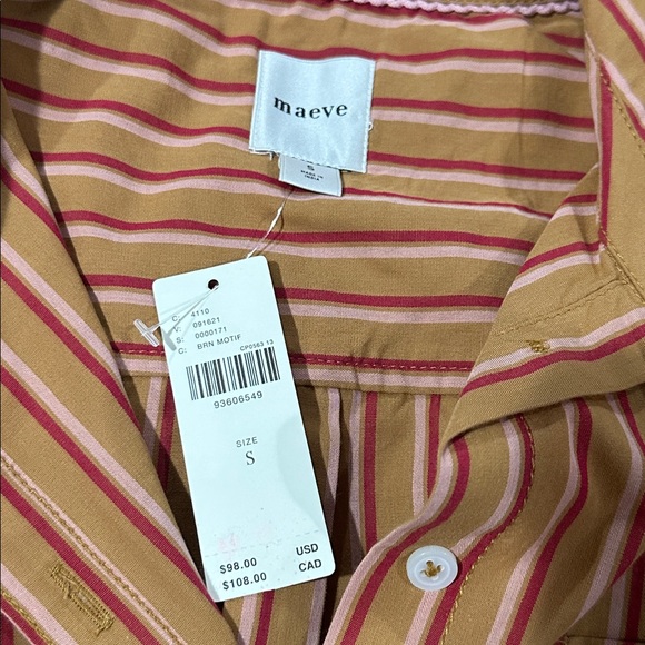 Anthropologie The Bennet Buttondown Shirt by Maeve Size Small - Picture 14 of 14